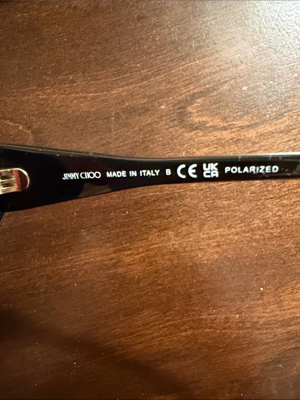 Jimmy Choo Black Oversized Cat Eye Sunglasses
